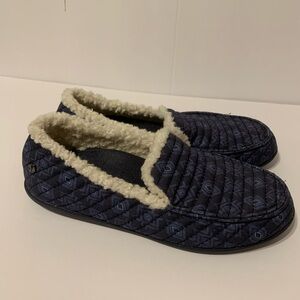 Cedar Boho Quilted Slip-Ons | Western Diamond | Navy 7B-Cozycore